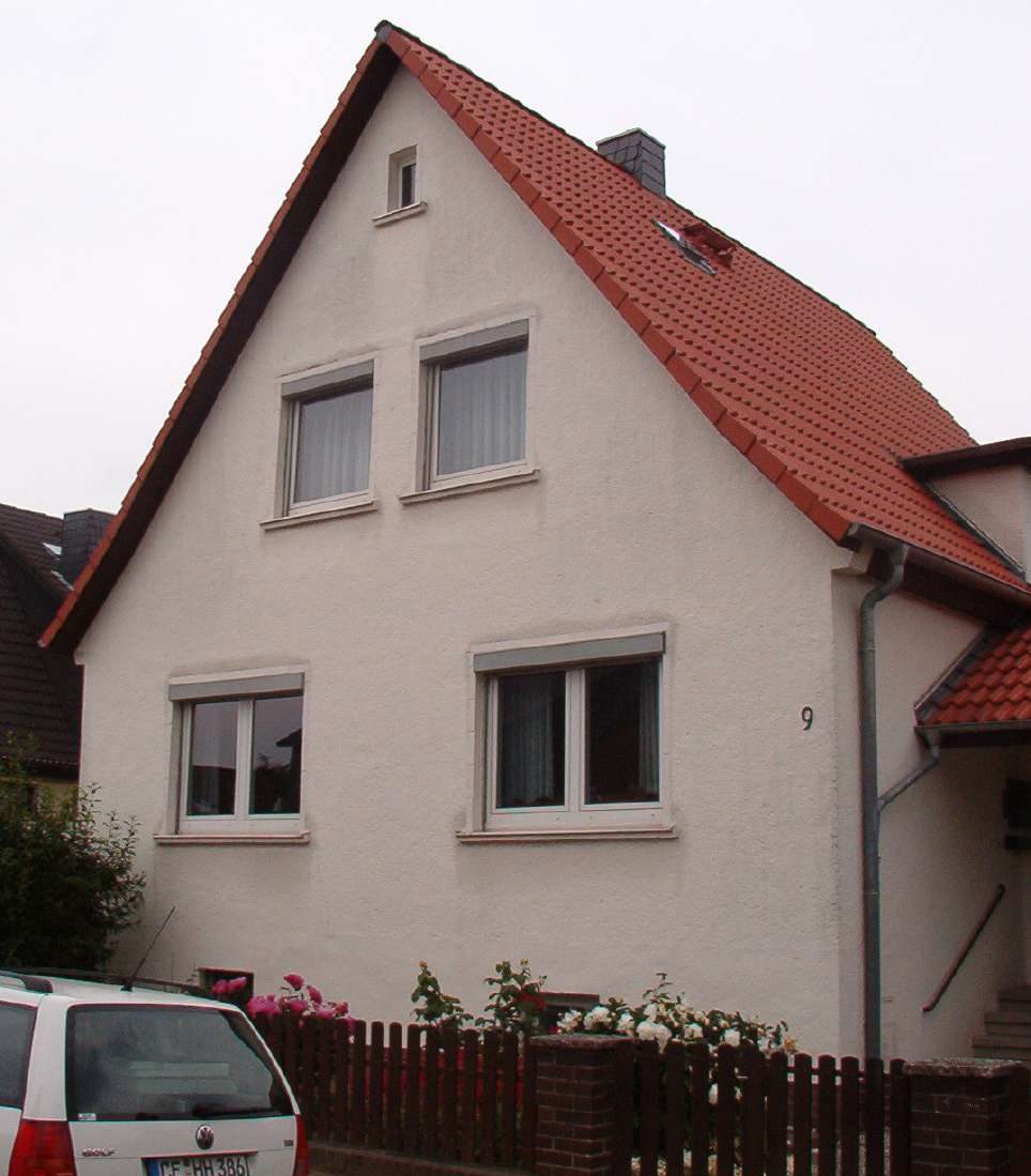 Einfamilienhaus vor der Sanierung