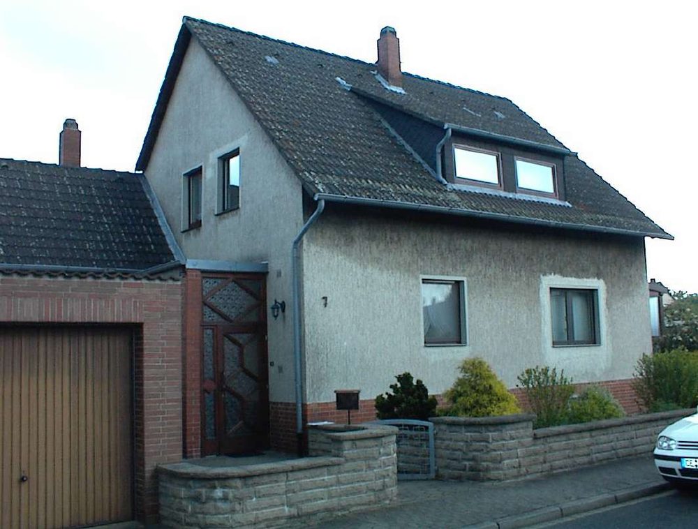 Einfamilienhaus vor der Sanierung