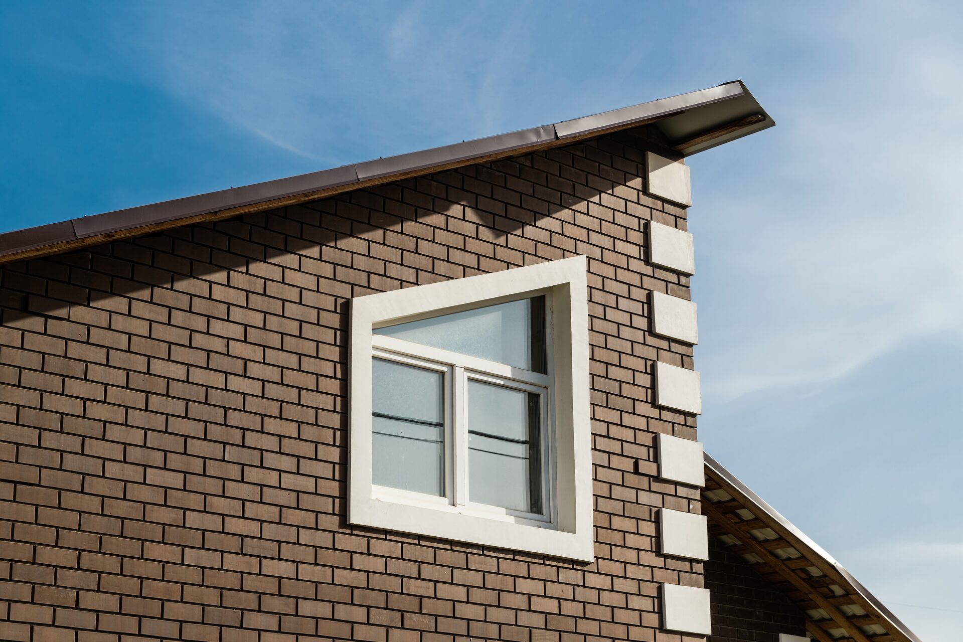 Schlagregensichere Klinkerfassade